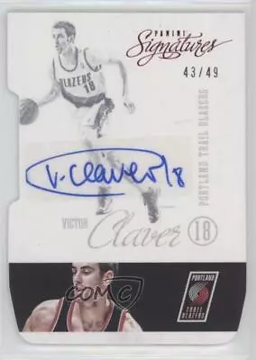 2012-13 Panini Signatures Red Die-Cut /49 Victor Claver #55 Rookie Auto RC • $23.54