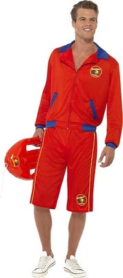 £29.99 • Buy Baywatch Beach Men's Lifeguard Fancy Dress Complete Costume Size M BNWT