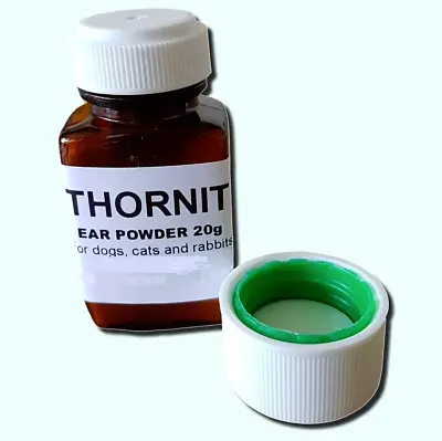 £18.99 • Buy 20g ORIGINAL THORNIT EAR MITE POWDER ANIT-ITCH PROVEN FORMULA DOGS CATS RABBITS 
