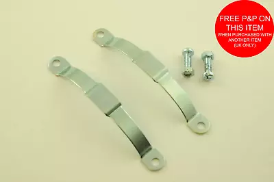 £3.99 • Buy Bike Vintage Type Water Bottle Cage Clips,fixing Brackets Mounting Clamps Eroica