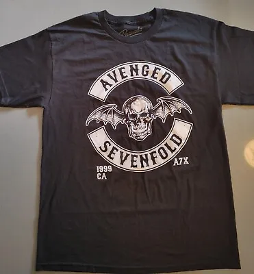 Avenged Sevenfold Band Bravado Black T Shirt Vintage 1999 CA  A7X -size Lg • $35