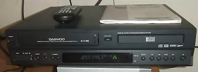 DAEWOO DV6T811N DVD/VCR 6 Head Combo Recorder Hi-Fi Player Tested/Working • $65