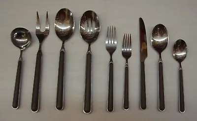 Mikasa Silver ELITE CHOCOLATE Flatware CHOICE PIECE SIlverware DANISH MODERN • $6.95