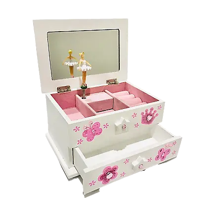 $47.95 • Buy Musical Jewellery Box Kids Ballerina Gift For Girls (Pink) - LW KIDS Creations