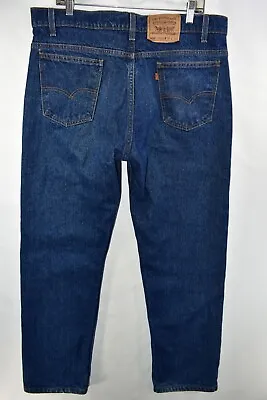 Vintage Levis 505 Jeans USA 20505 0217 Orange Tab Mens Size 38x30 (Meas 37x30.5) • $29.09