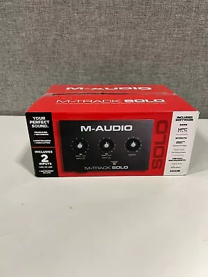 M-Audio M-Track Solo 2-Channel USB Audio Interface • $44.99