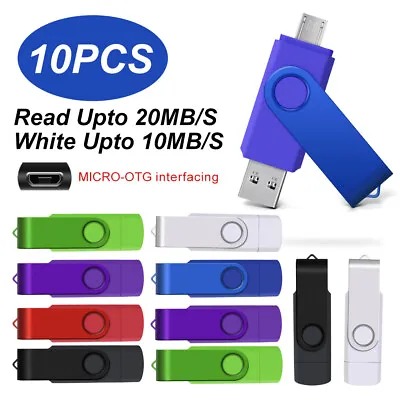 Wholesale 10PCS OTG Micro Flash Drives1GB 2GB  8GB 16GB 32GB 64GB 128GBPendrive • $15.62