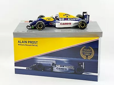 Williams F1 FW15C #2 Alain Prost 1993 World Champion 1:18 MINICHAMPS With CAMEL • $299