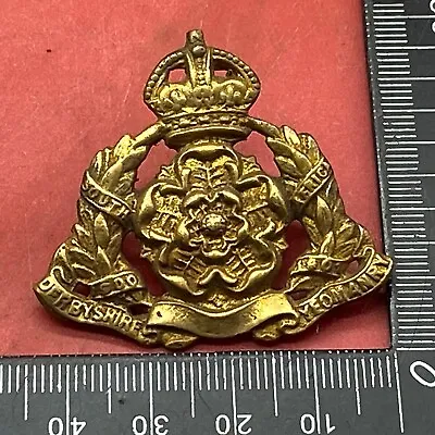WW1 British Army Rare Sand Cast Derbyshire Yeomanry Cap Badge With Two Rear Lugs • $63.63