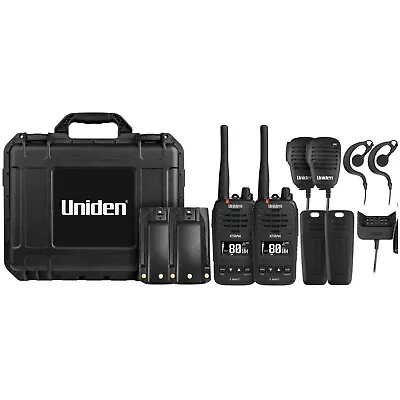 Uniden XTRAK 50 2-TP - 5 Watt Waterproof Smart UHF Handheld Radio With Large • $649.95