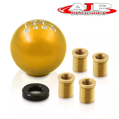 For Mini M8X1.25 6SPD Round Shift Gear Knob Lever Adapter Kit Stick Shift Gold • $12.99