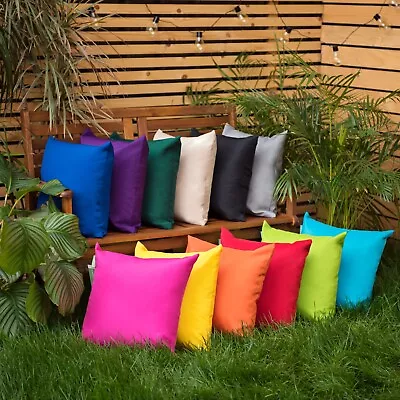 Gardenista Outdoor Hollowfibre Filled Decorative Scatter Cushions Garden Pillows • £14.97