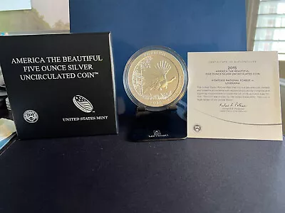 2015-P KISATCHIE 5oz Silver ATB America The Beautiful With COA & Mint Box • $162