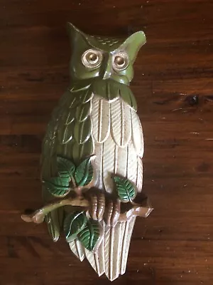 Vintage Owl Metal Wall Hanging 1969 Sexton • $16.99