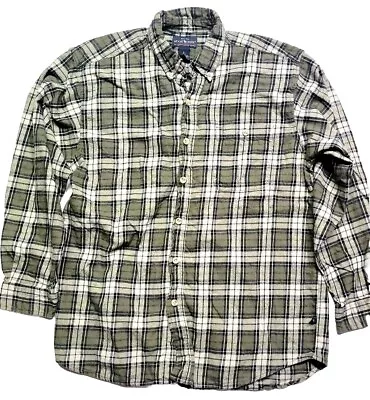 Moose Creek Legendary Heavy Thick Long-Sleeve Tartan Plaid Flannel Men's Large • $14