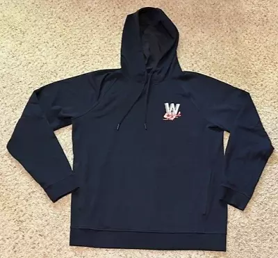 Washington Nationals Lululemon Men's Black City Sweat Pullover Hoodie Size L EUC • $79.99