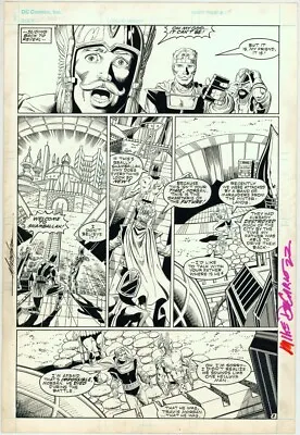 Mike DeCarlo Original Warlord DC Comics Art Page SIGNED By Creator Mike Grell • $399.99