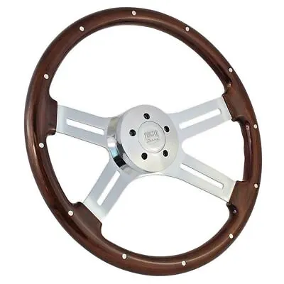 18  Steering Wheel 4 Spoke With Rivets(Freightliner Kenworth Peterbilt Volvo) • $172.88