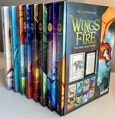 Wings Of Fire Series Collection One - 8 Box Set Wings Books Dragons Book  • $45.75