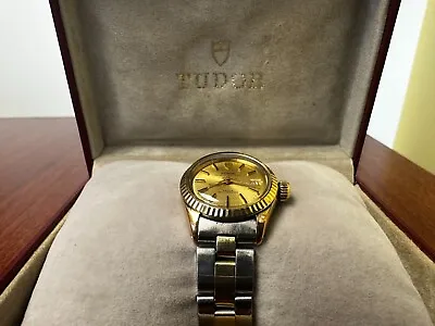 $1800 • Buy ROLEX TUDOR Princess Oysterdate Gold Women Watch -  78343