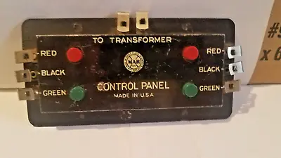 Marx Mar Toys  4 Button Control Panel USA O-Gage Electric Train Set Vintage • $8.99