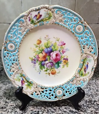 Minton England Commission By Tiffany &  Co 1875.Signed Plate J. Colclough... • $1500