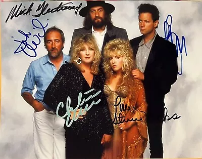 Fleetwood Mac Authentic Signed By All 5 Members With COA Stevie Nicks Rumors • $750