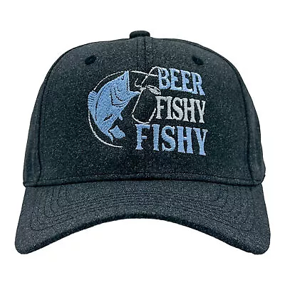 Beer Fishy Fishy Hat Funny Beer Lover Fishing Novelty Cap • $6.80