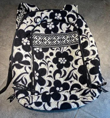 Vera Bradley Laptop Backpack In Night & Day W/ Black Interior • $30