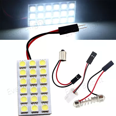 50X White Festoon BA9S T10 18SMD 5050 LED Interior Door/Map/Box/Dome Panel Light • $56.50