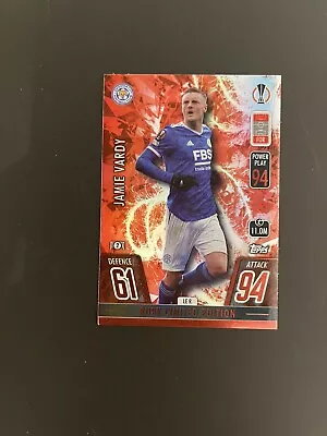 2021-22 Topps Match Attax UEFA Champions League Jamie Vardy #LER Limited Edition • $0.99