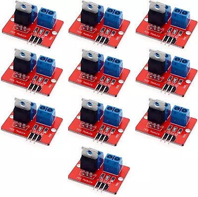 10pcs 0-24V MOSFET Button IRF520 MOS Driver Module For Arduino MCU ARM Raspberry • $16.99