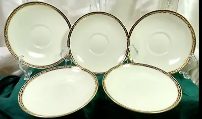 *MINTON* SAUCERS  ST JAMES  Set Of 5 PATTERN MADE IN ENGLAND Bone China • $20