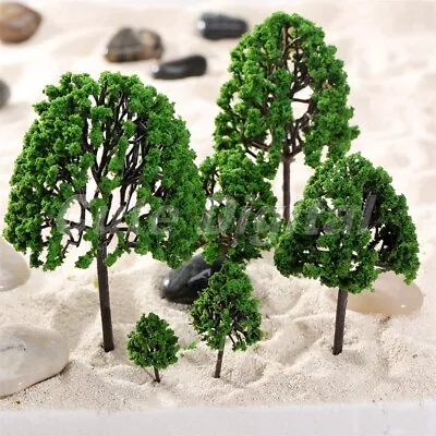 11pcs O Scale 1:50 Assorted Trees Model Train Garden Park Scenery Layout Diorama • $5.05