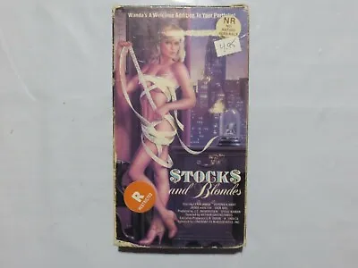 Stocks And Blondes VHS Veronica Hart Leigh Wood; Arthur Greenstands RARE 2Y • $24.99