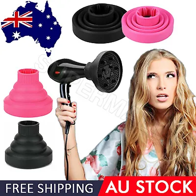 $12.75 • Buy Silicone  Hair Dryer Universal Travel Professional Salon Foldable Diffuser OZ