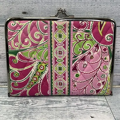 Vera Bradley Hugs N Kisses Photo Wallet Album Brag Book Pinwheel Pink • $9.99