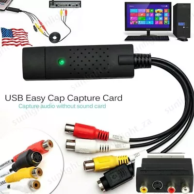 US 2021 New USB 2.0 VHS To DVD Converter Convert Analog Video To Digital Format • $11.78