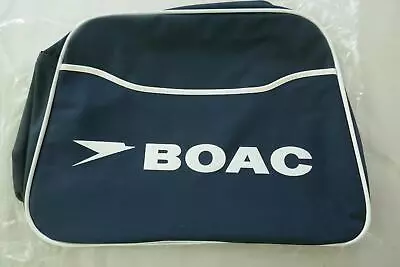 Vintage BOAC Airline Travel Bag Carry On NOS • $25