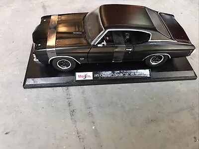 Maisto Special Edition 1:18 Diecast Black 1971 Chevrolet Chevelle SS 454 Nwob • $39.99