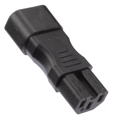 IEC320 C14 3-Pin Male Plug To C15 Female AC Power Adapter Extension Converter • $4.15