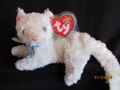 £12.99 • Buy Ty Beanie Baby Starlett - White Cat - Mint Condition - Retired With Tags