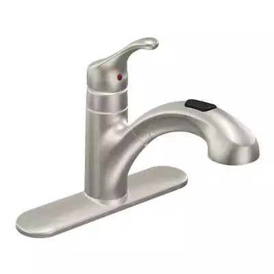 Moen Renzo One Handle Chrome Pull Out Kitchen Faucet • $79.99