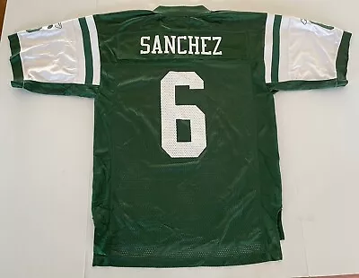 Vintage Reebok NFL New York Jets Mark Sanchez #6 Jersey Size Medium • $31.96
