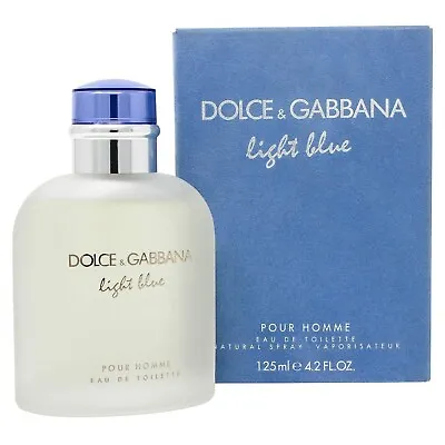 Dolce & Gabbana Light Blue Men 4.2 Oz / 125 ML EDT Spray Brand New & Sealed • $29.95