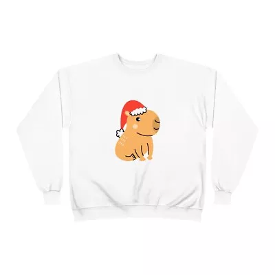 Christmas Capybara Unisex EcoSmart® Crewneck Sweatshirt • $29.36