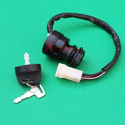 Key Ignition Switch For Yamaha Moto 4 YFM 225 250 350 ATV 86 87 88 89 90 91 92 • $9.75