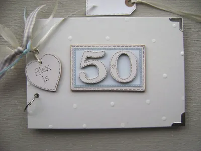 £13.85 • Buy PERSONALISED 50th  Birthday .A5  SIZE... PHOTO ALBUM/SCRAPBOOK/MEMORY BOOK.