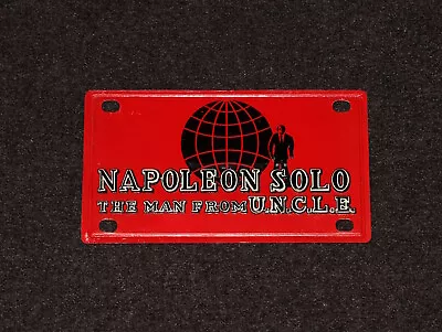 Man From UNCLE U.N.C.L.E. 1967 Marx License Plate Tin Napolean Solo • $79.95