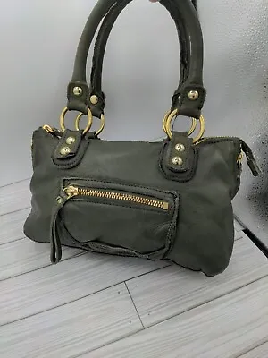 Linea Pelle Collection Dark Green Soft Leather Handbag • $39